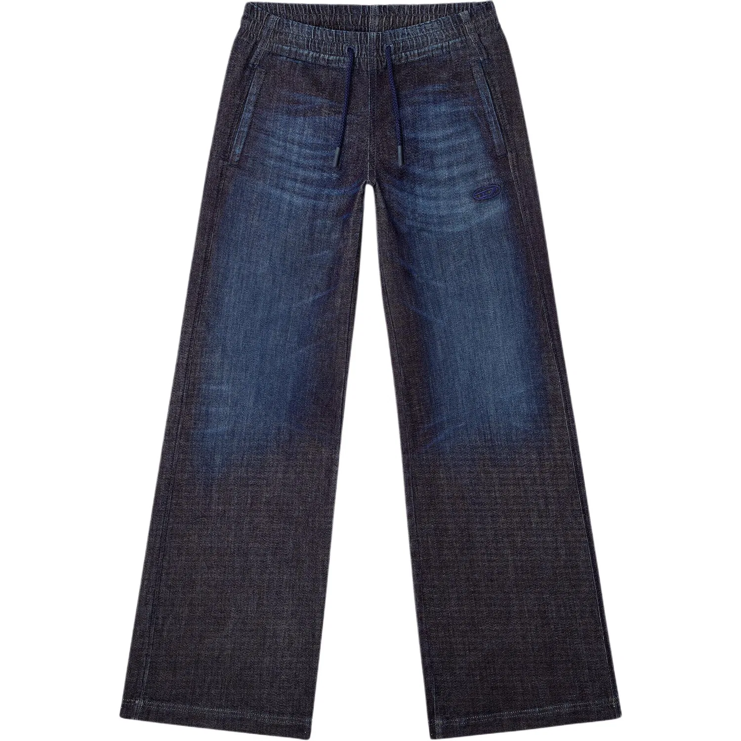 Женские джинсы с широкой штаниной D-Ainty DIESEL, Dark Blue