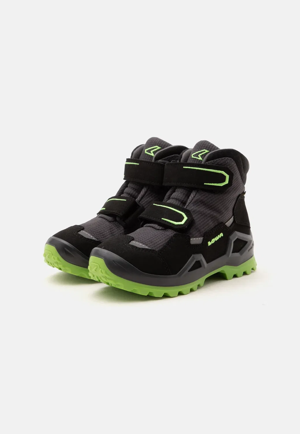 Milo evo gtx mid jr унисекс - зимние ботинки Lowa, Limone/Grau — фото 2