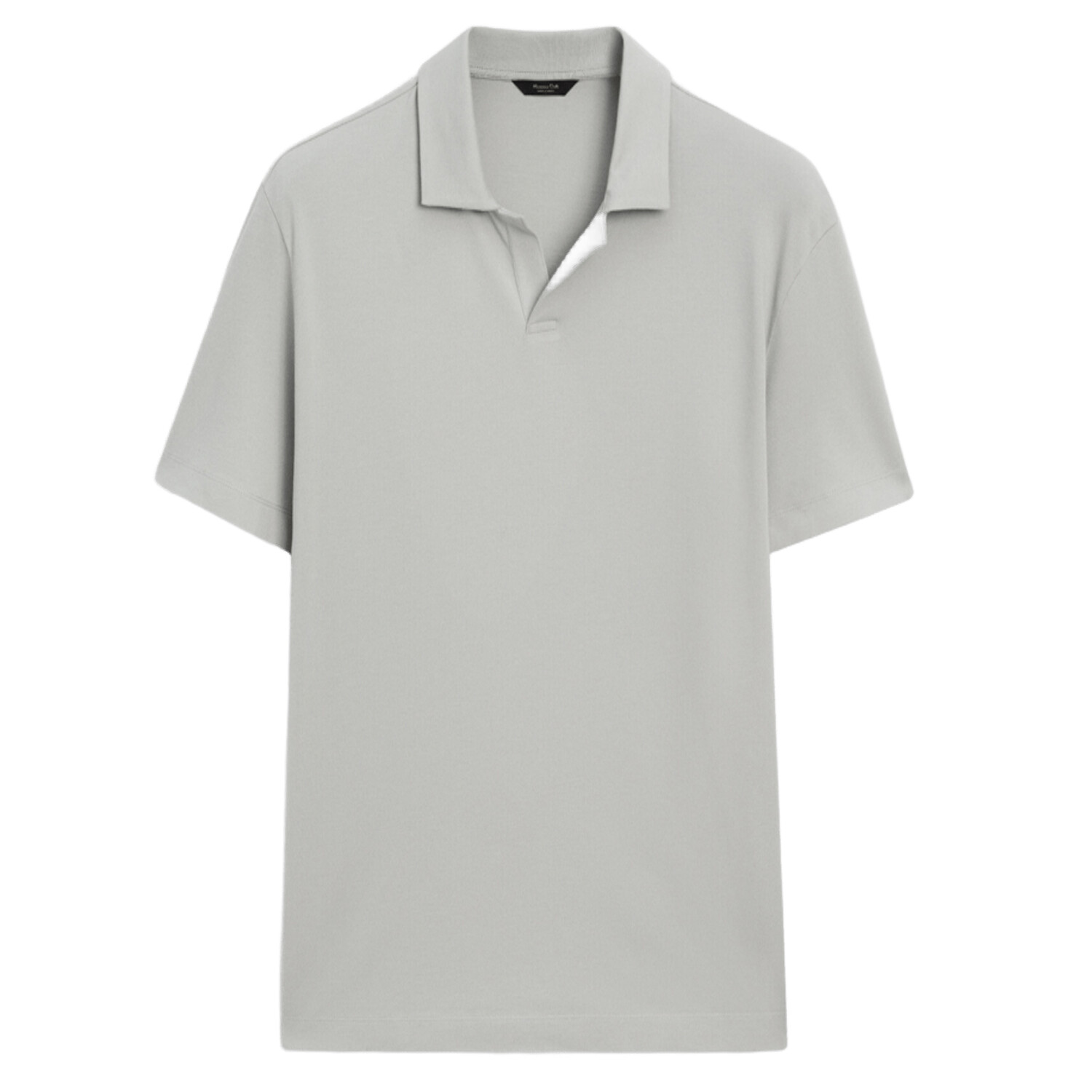 

Футболка-поло Massimo Dutti Short sleeve cotton blend, зеленый