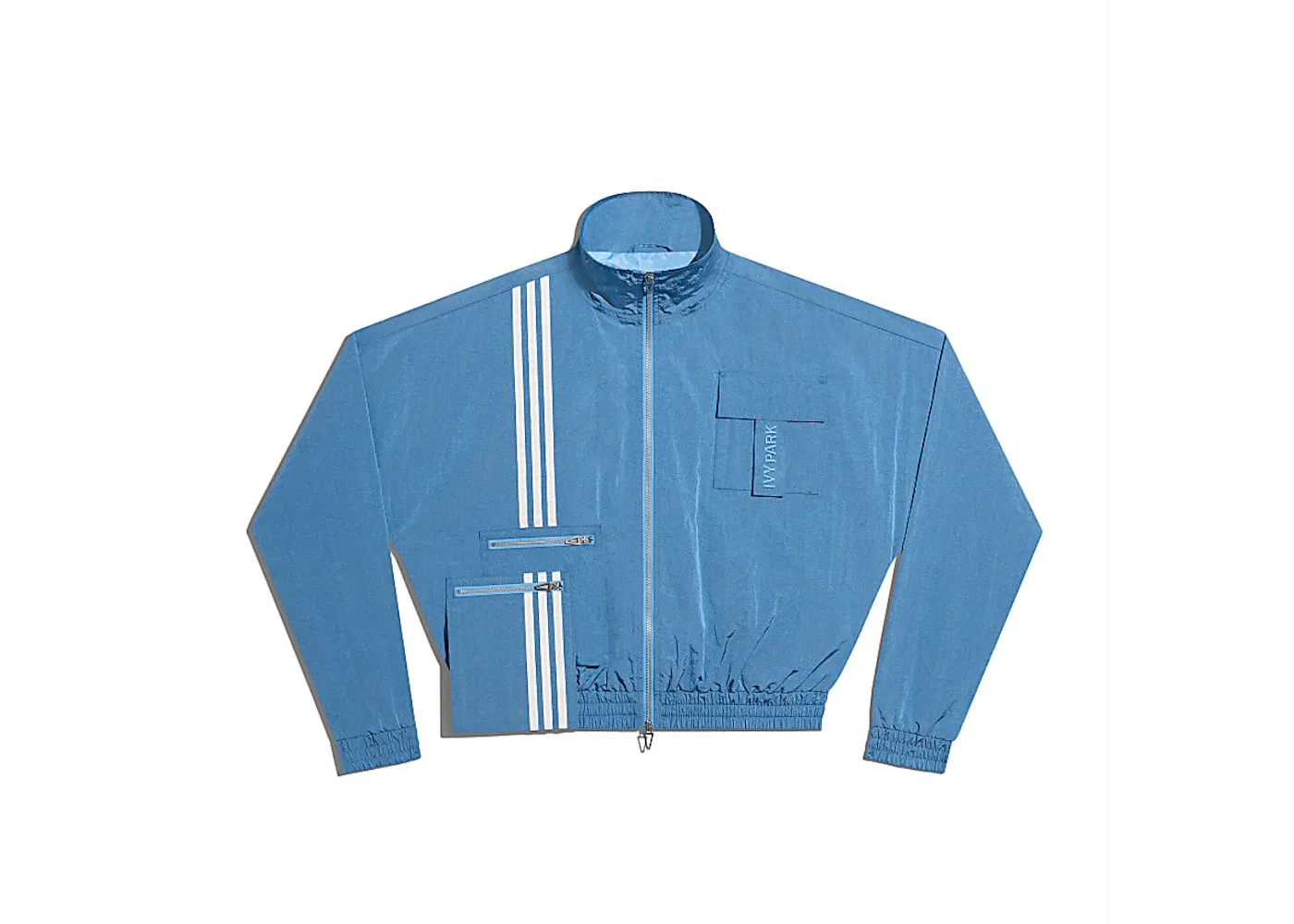 Унисекс куртка спортивная с длинным рукавом Adidas Ivy Park Nylon Track Jacket (All Gender), Light Blue
