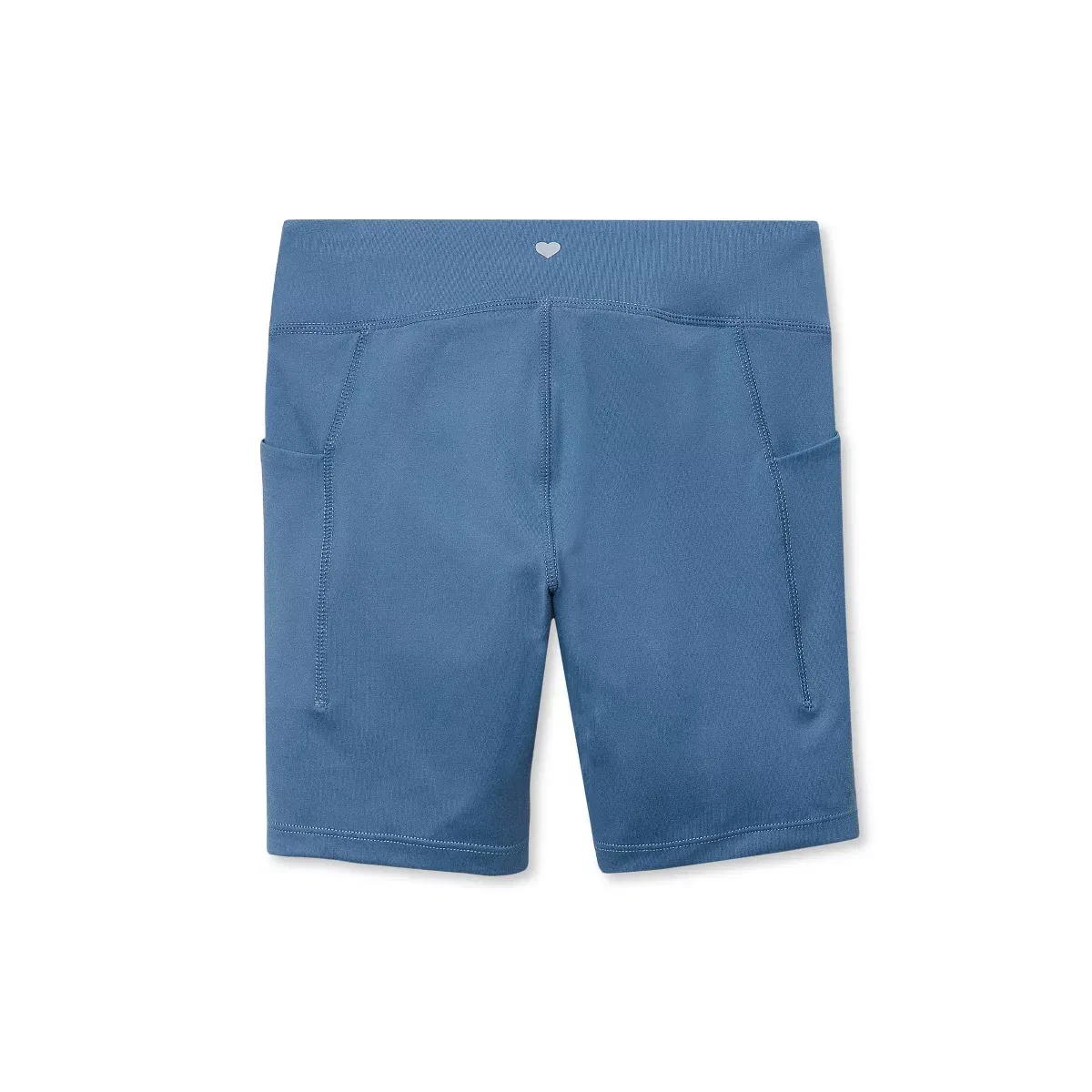 Детские шорты для девочек с боковыми карманами Lands' End, Copen Blue — фото 2