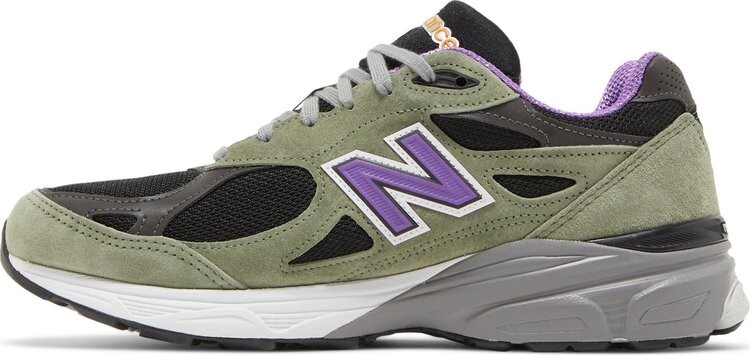 Кроссовки New Balance Teddy Santis x 990v3 Made In USA 'Olive Leaf', зеленый — фото 4