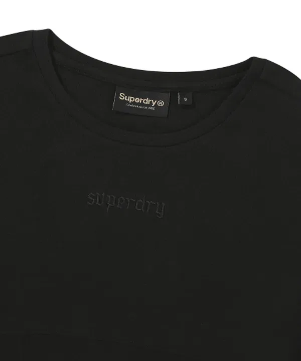 Футболка с панельным кроем Superdry, черный — фото 4