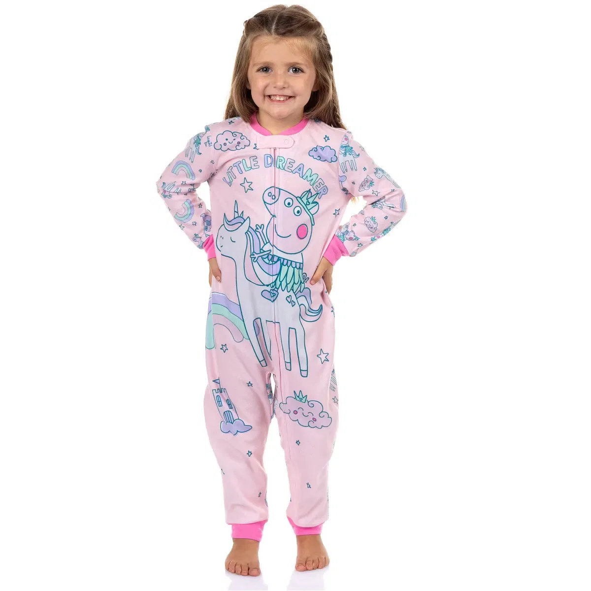 Пижама-комбинезон с длинным рукавом Little Dreamer INTIMO, Pink