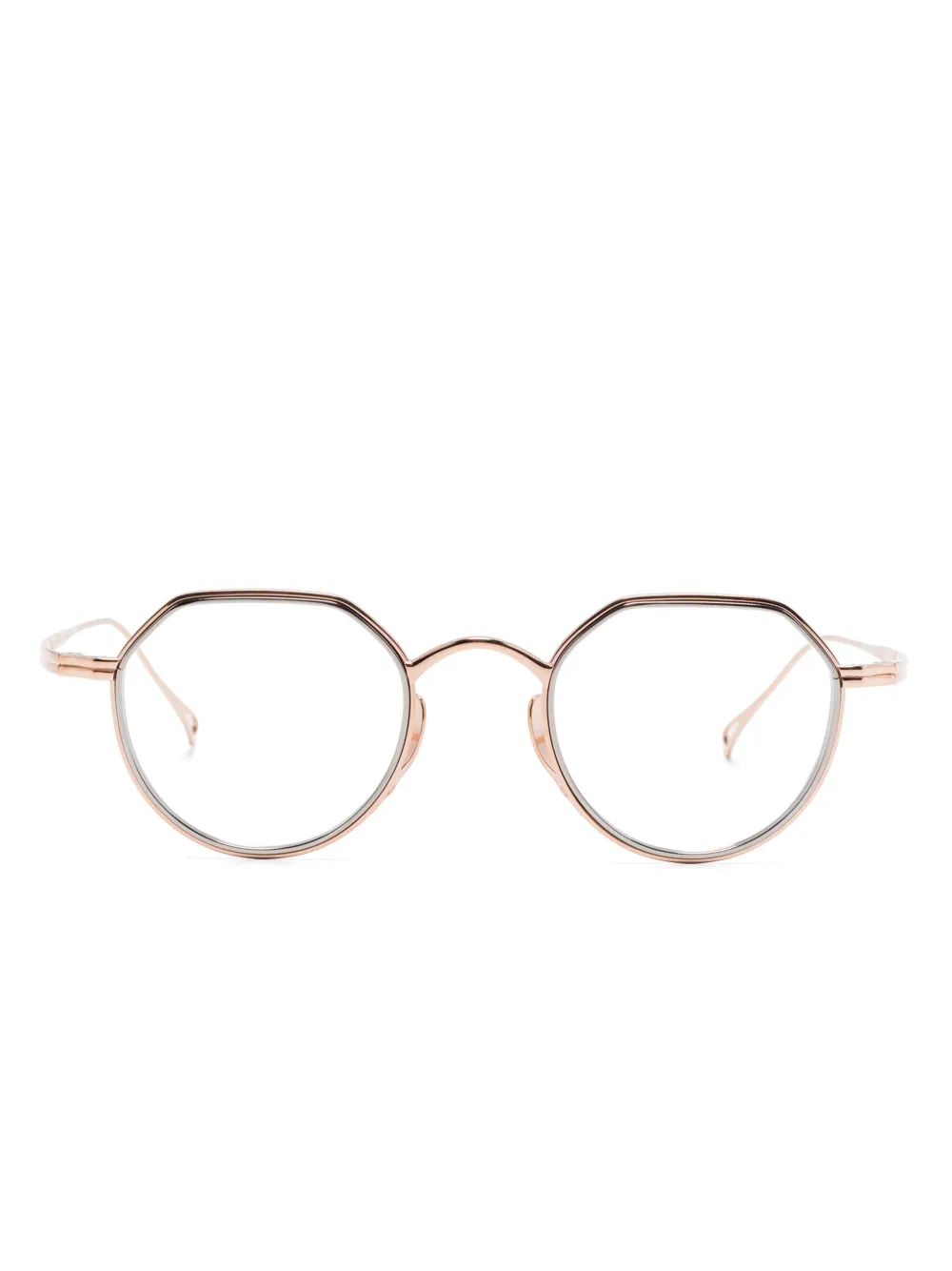 

Очки в геометричной оправе Kame Mannen, золотой