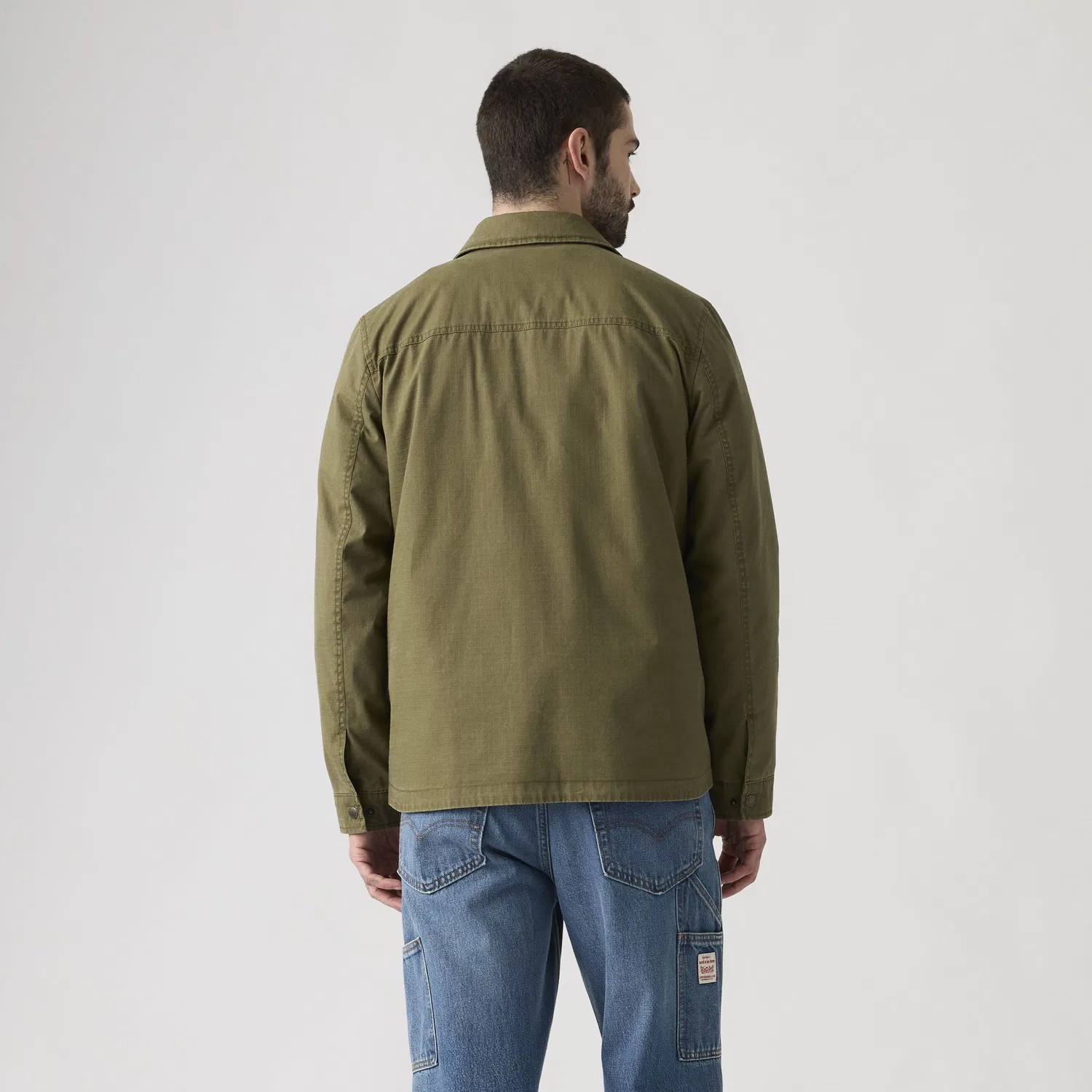 Военная рубашка Levi's, Green — фото 4