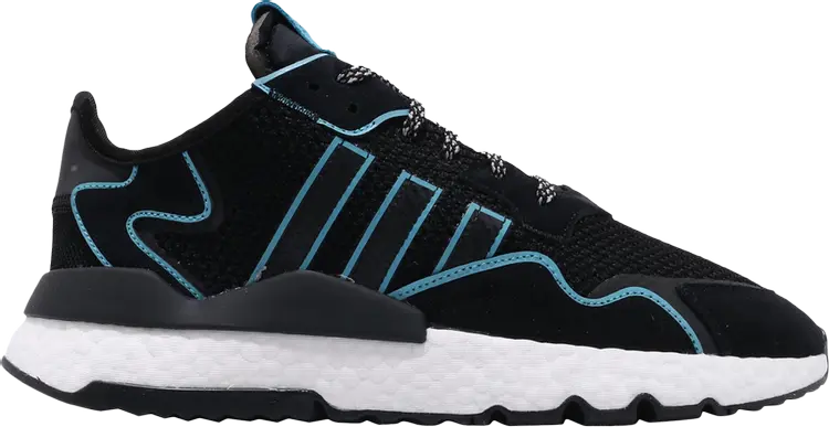 

Кроссовки Adidas Nite Jogger 'Bright Cyan', черный