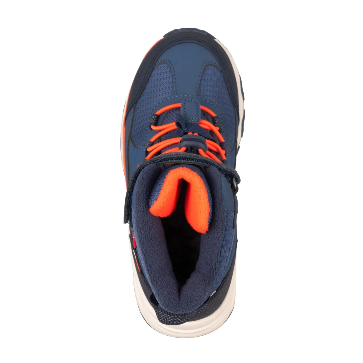 Детские зимние ботинки снегозащитные TROLLKIDS, Nordic Blue/Mystic Blue/Flame Orange — фото 4