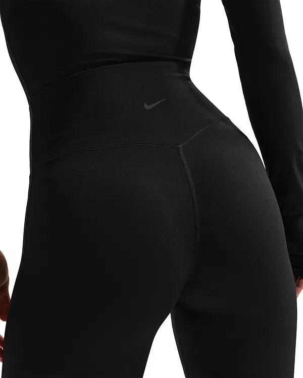 Женские брюки с фасоном клеш Nike, Black/Cool Grey — фото 4