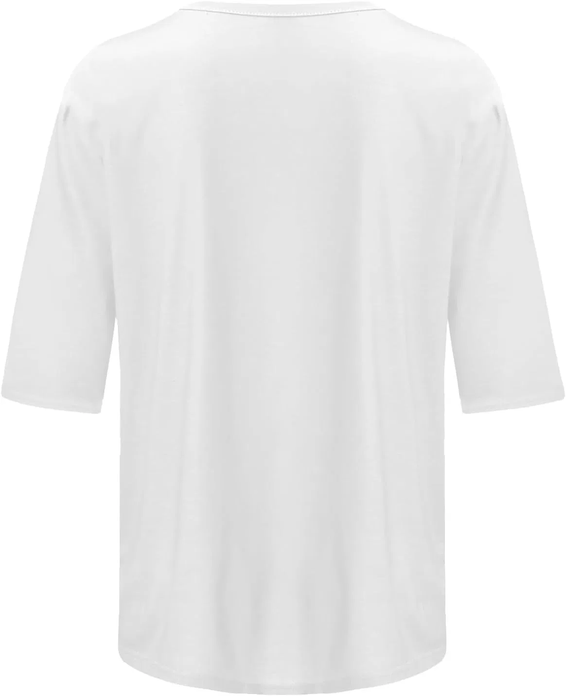 Женская свободная футболка с круглым вырезом Vintage, White — фото 4
