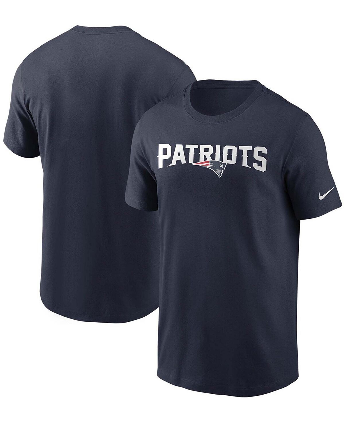 

Мужская темно-синяя футболка new england patriots team с надписью Nike, синий