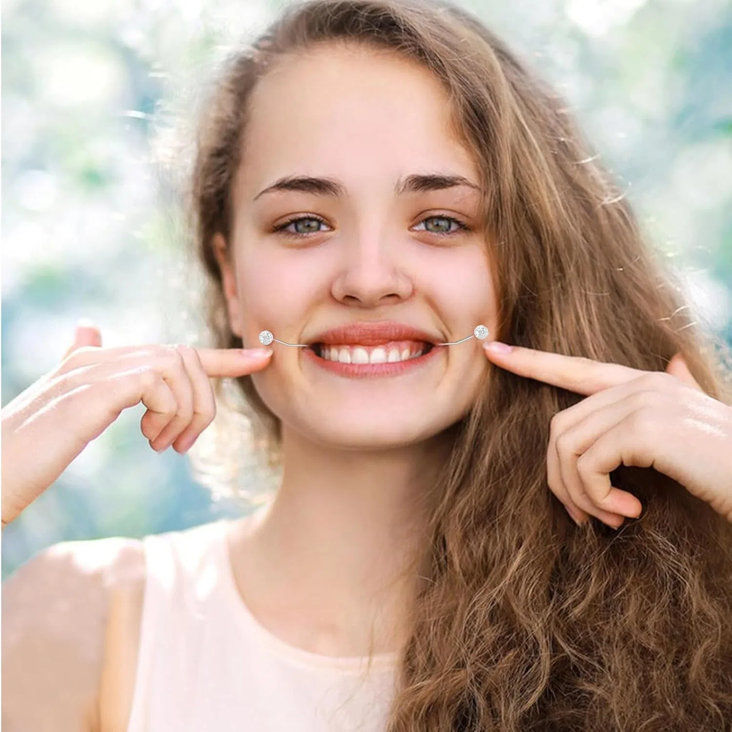 Тренажер для щек Dimple Maker, 2 шт, Generisch, Белый — фото 3