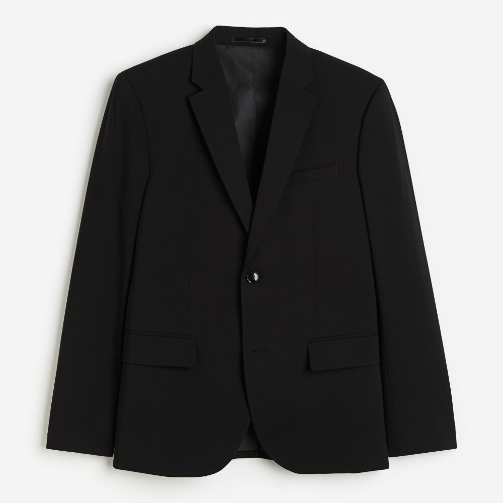 

Пиджак H&M Skinny Fit, черный