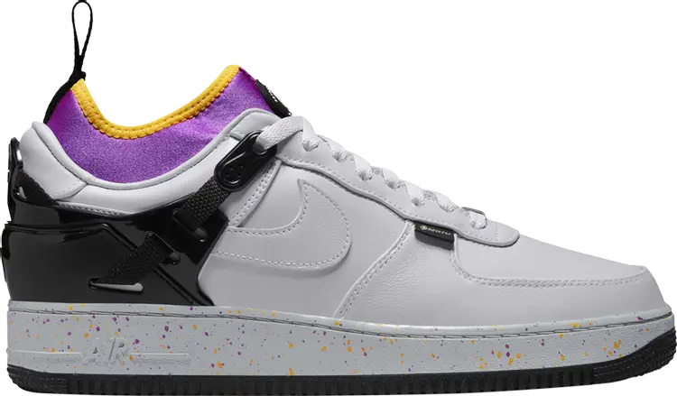 Кроссовки Nike x Undercover Air Force 1 Low SP GORE-TEX Grey Fog, серые — фото 2