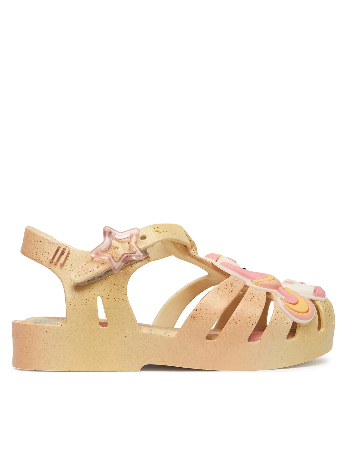 Сандалии для девочки Mini Possession Uni Bb Melissa, желтый