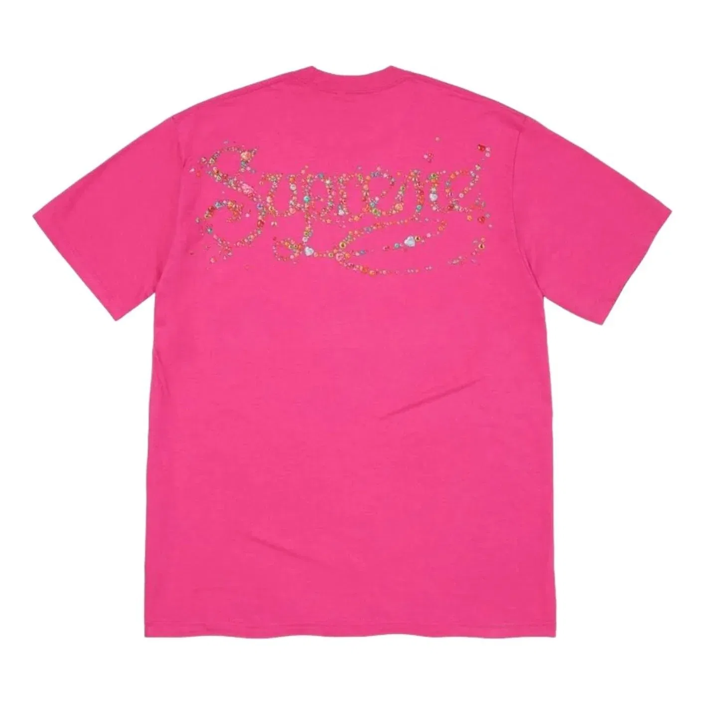 Мужская футболка FW26 Gems T-Shirt 'Fuchsia' Supreme, Fuchsia