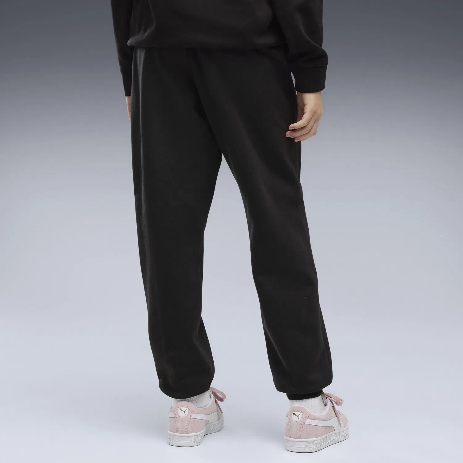 Детские спортивные штаны с принтом Essentials Nature 2.0 Graphic Puma, Schwarz — фото 3
