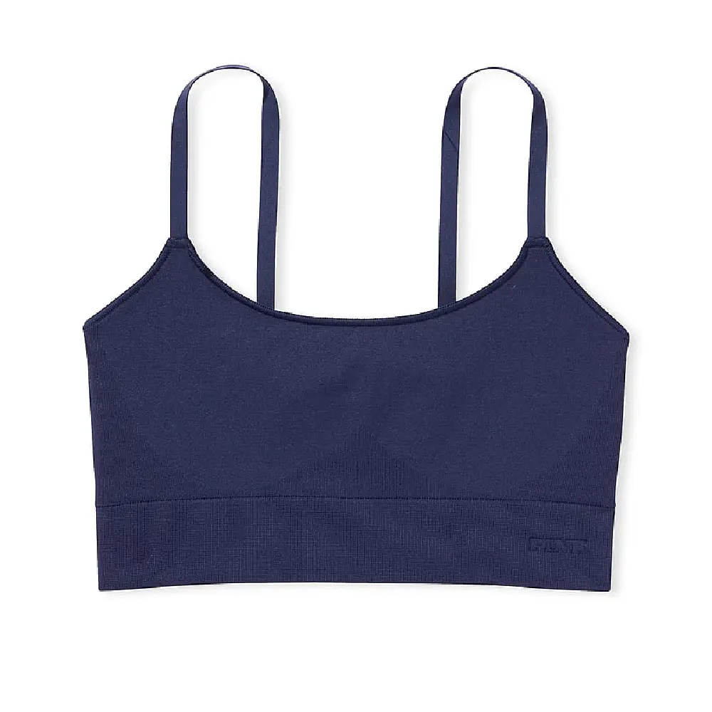 

Топ спортивный Victoria's Secret Pink Seamless Scoop, темно-синий