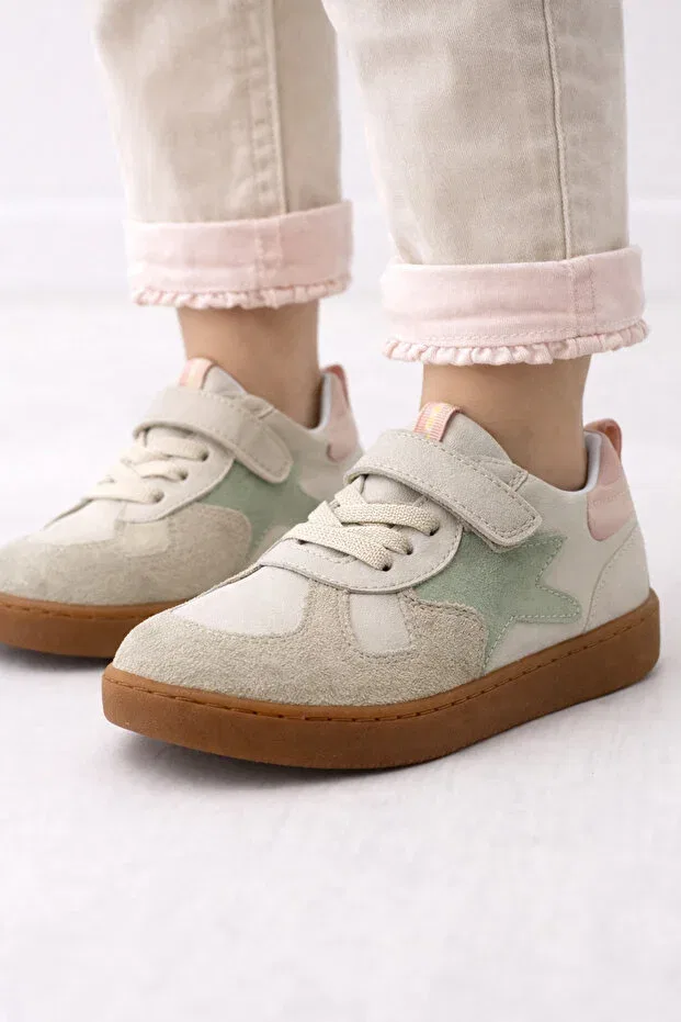 Детские кеды для мальчиков ортопедические Happy Walk, Beige