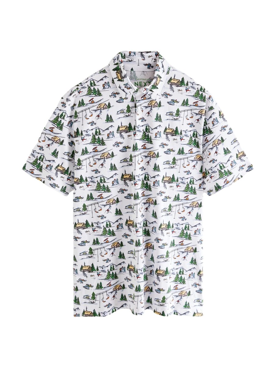 

Рубашка поло Next Regular fit Shirt, белый