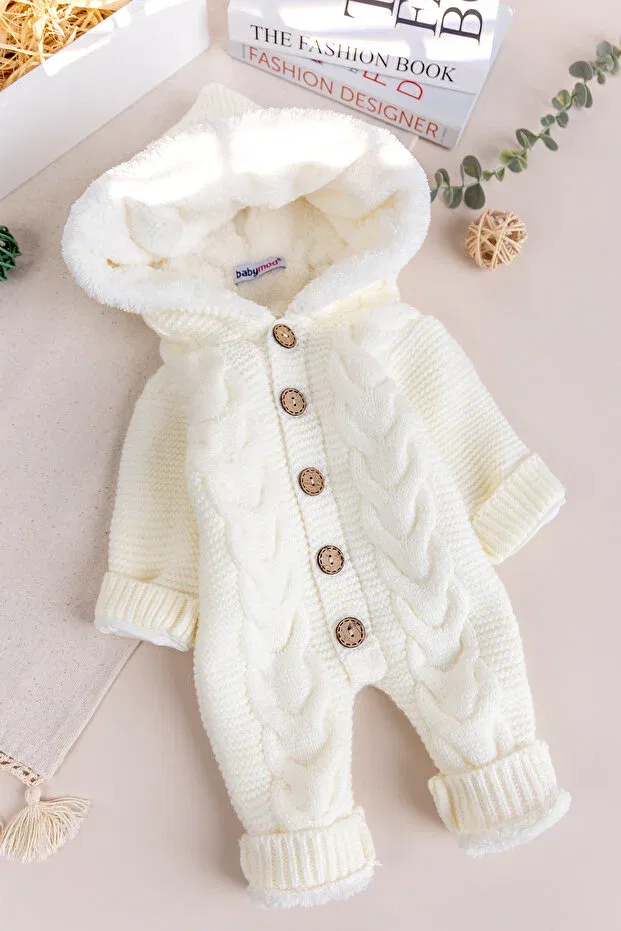 Детский комбинезон с капюшоном Babymod, Cream