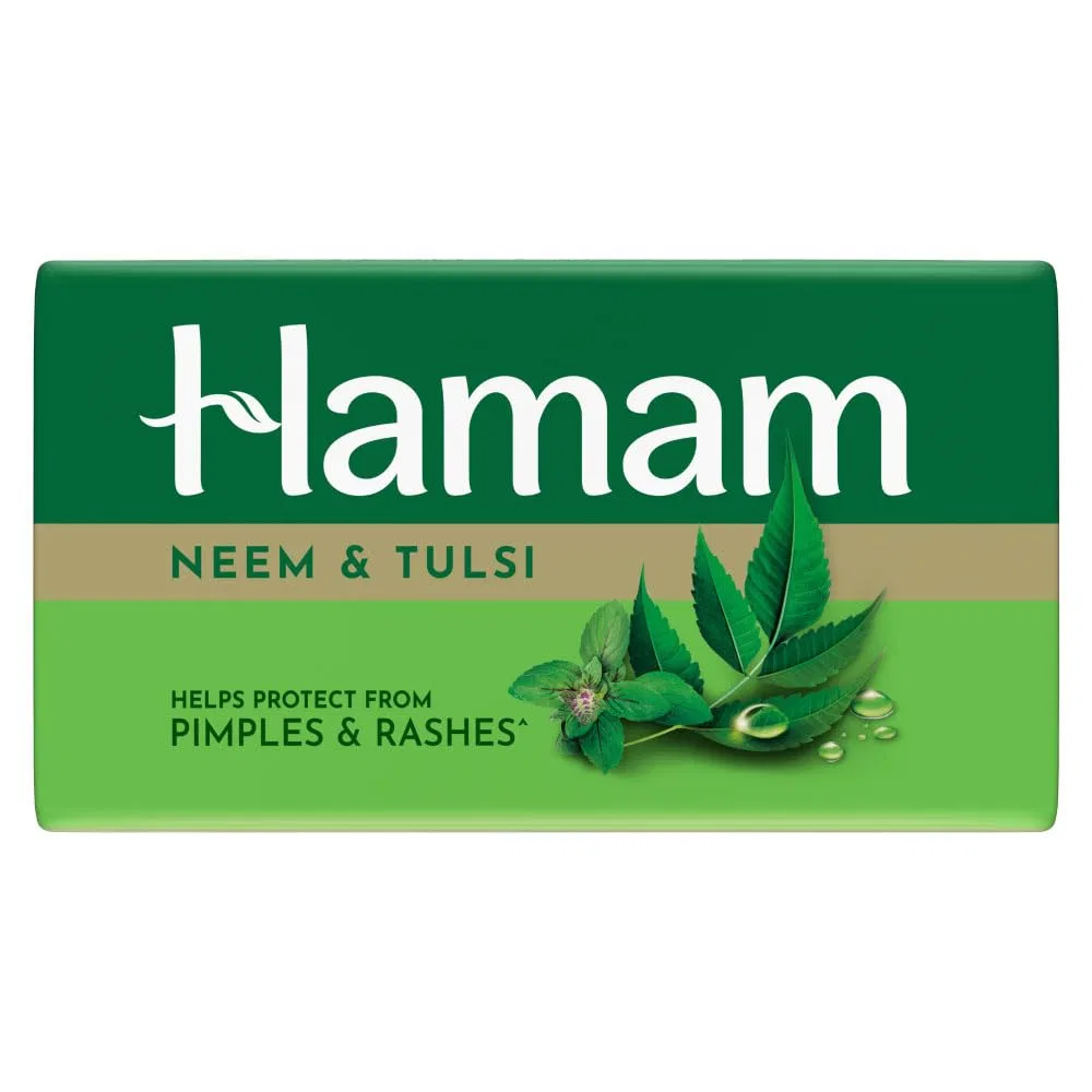 Твердое мыло с ниим, тулси и алоэ вера HAMAM, 100г — фото 2