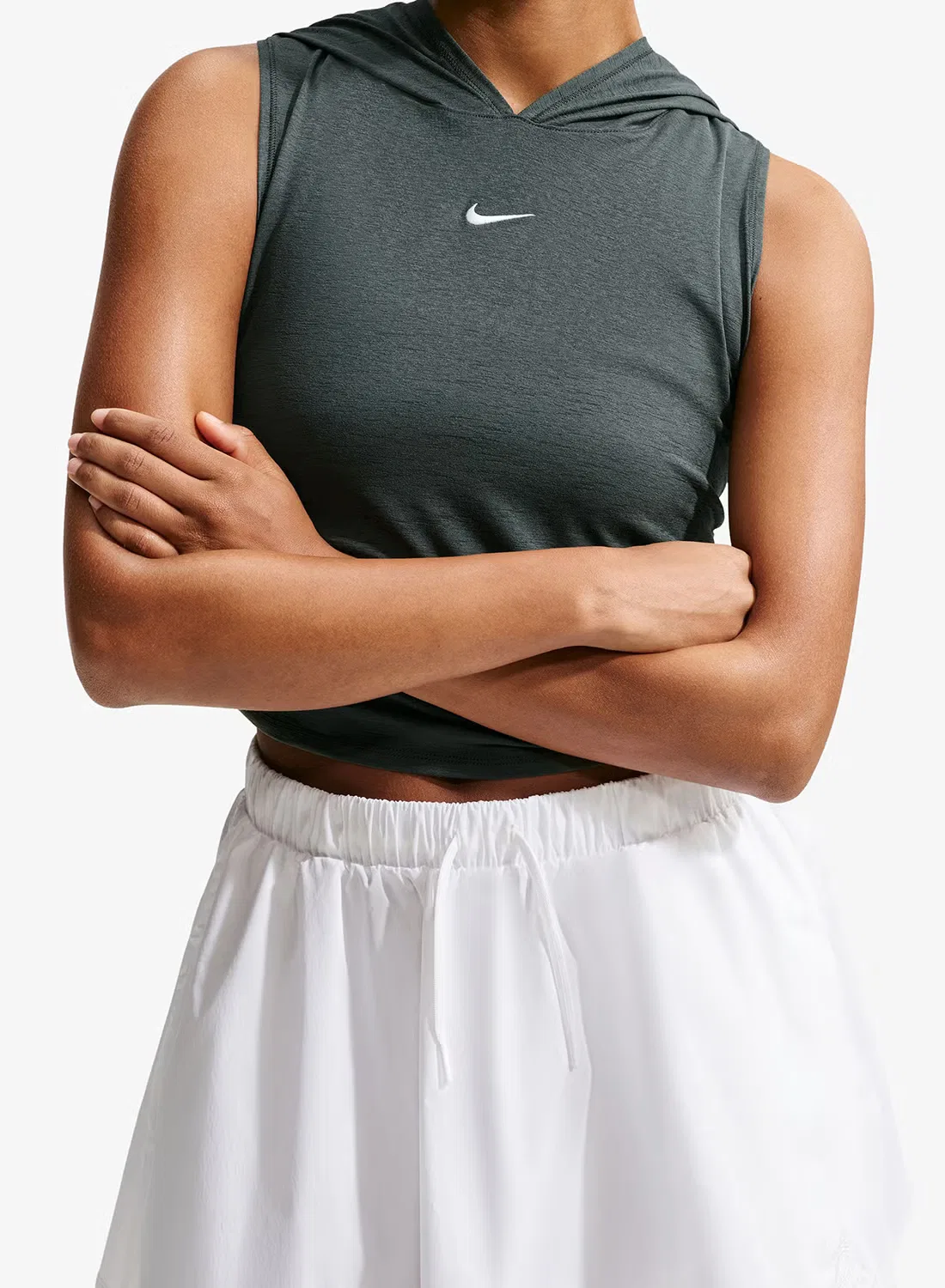 Юбка мини Nike, белая — фото 3