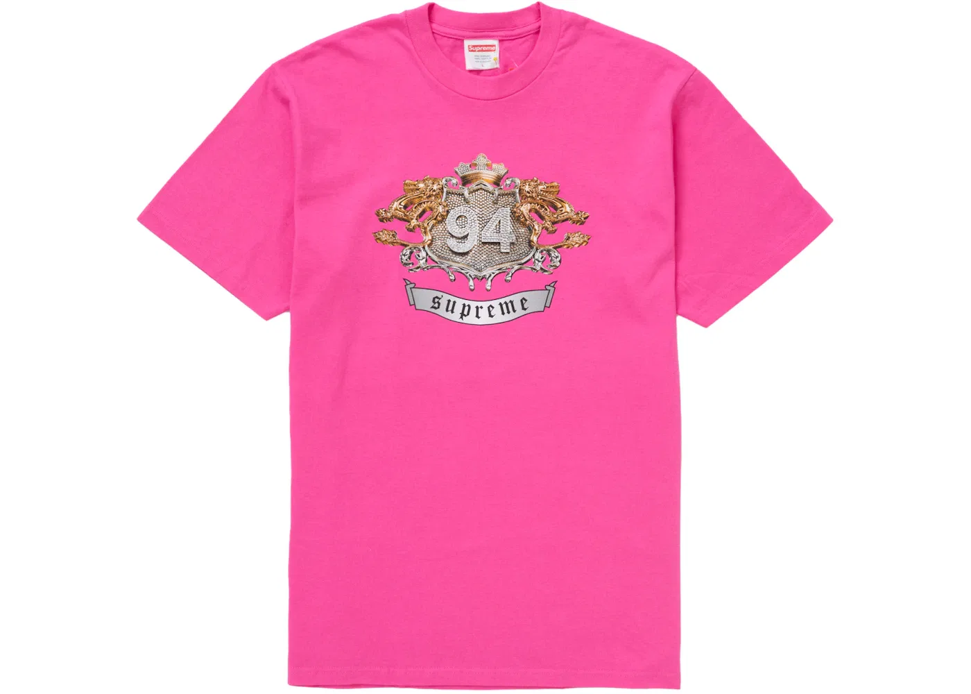 Мужская футболка с принтом Supreme Tee (FW24), Fuchsia