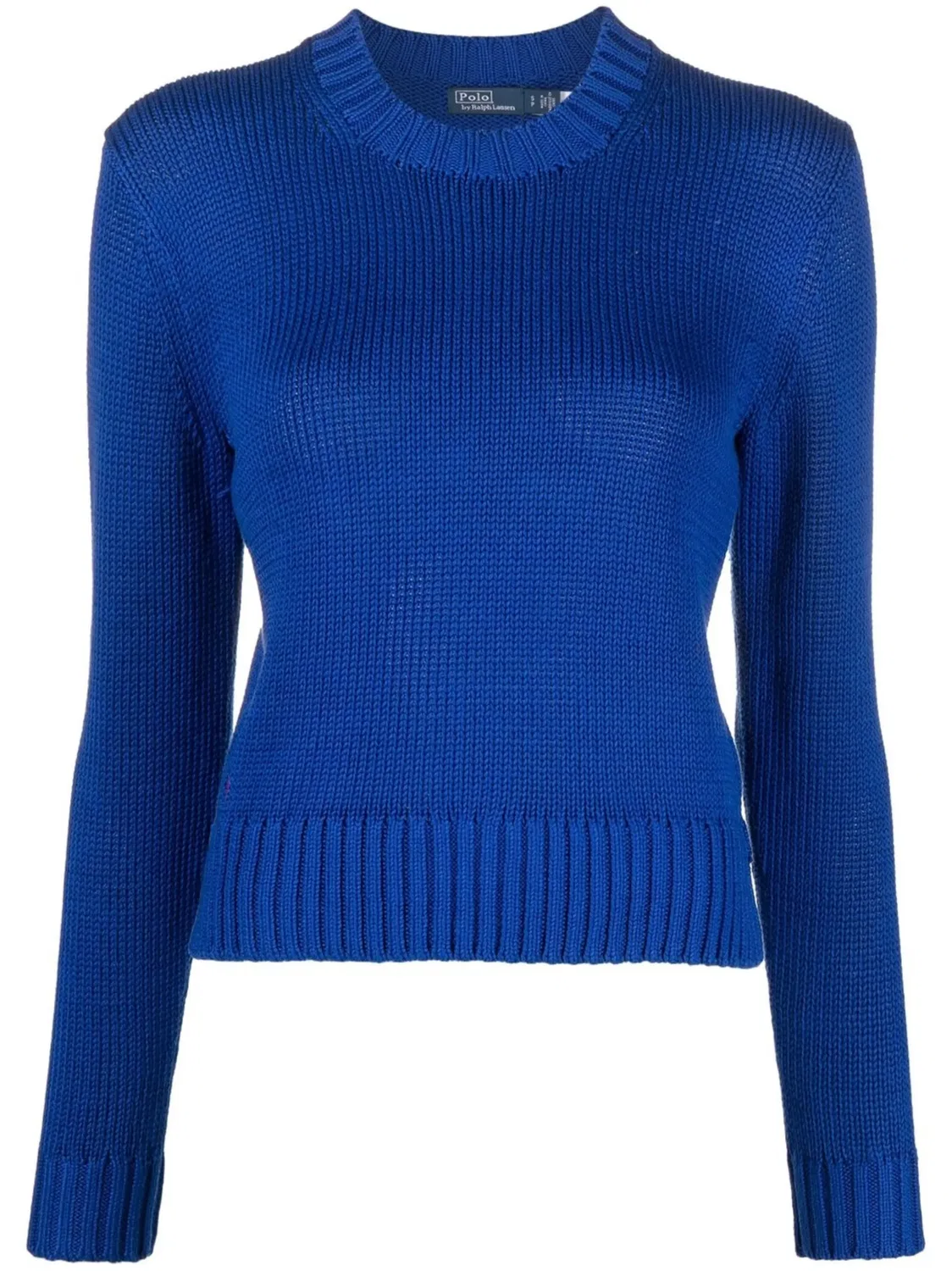 Свитер с крупной резинкой Polo Ralph Lauren, синий