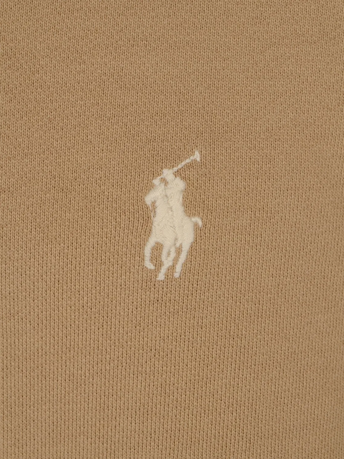 Худи с кулиской и вышитым логотипом Polo Ralph Lauren, коричневый — фото 3
