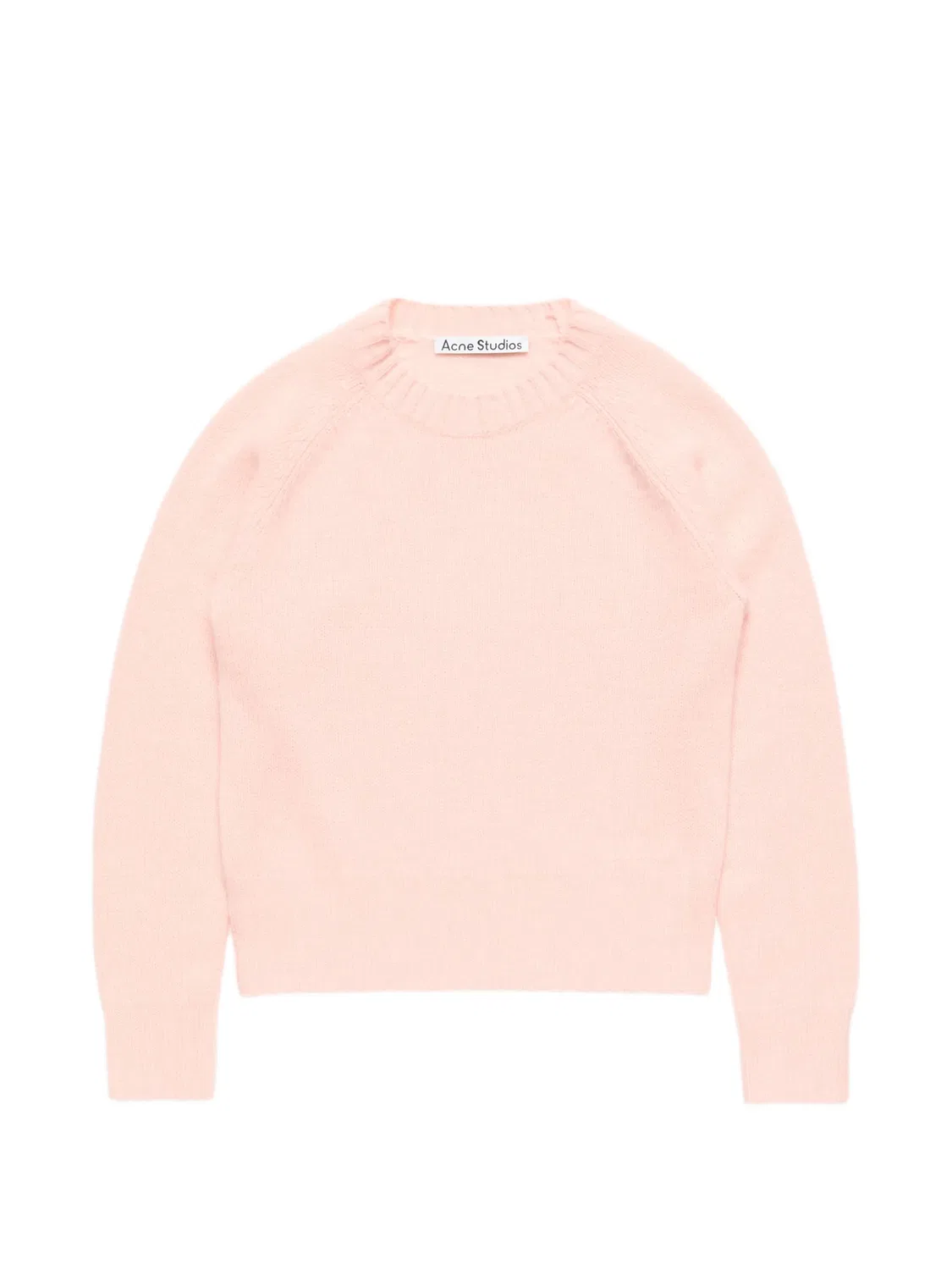 Acne Studios Свитер с логотипом, розовый