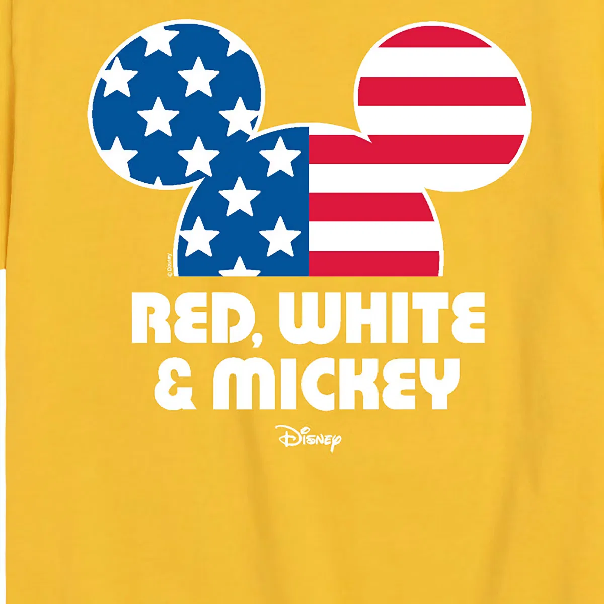 Футболка с принтом Americana Disney, Yellow — фото 2