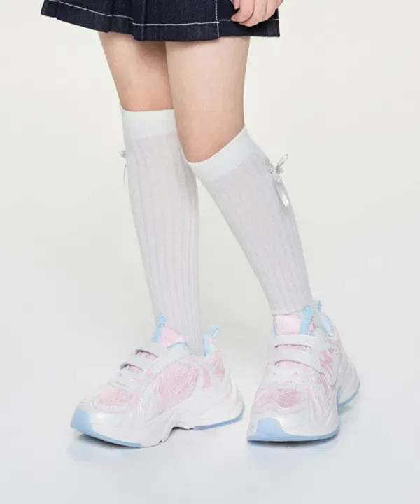 Кроссовки Curve Runner, детские, Mlb Kids, розовый — фото 4