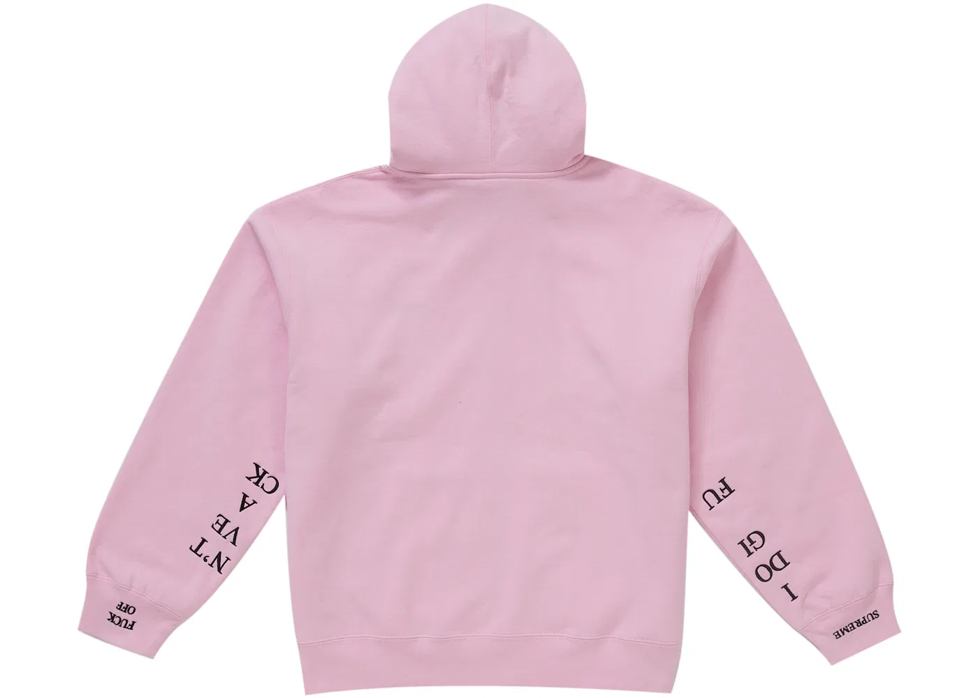 Мужская худи с принтом IDGAF Supreme, Pink — фото 2