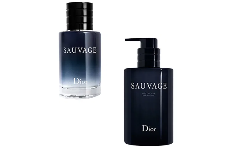 Мужской набор парфюмерии с гелем для душа Wild Fougere Eau De Toilette, DIOR, Black