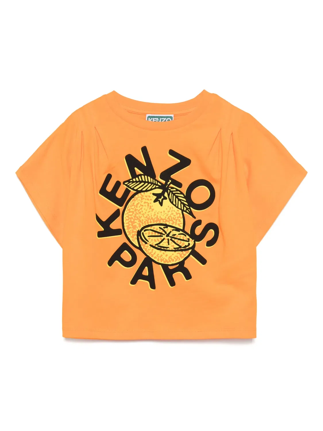 Футболка с графическим принтом Kenzo, оранжевый