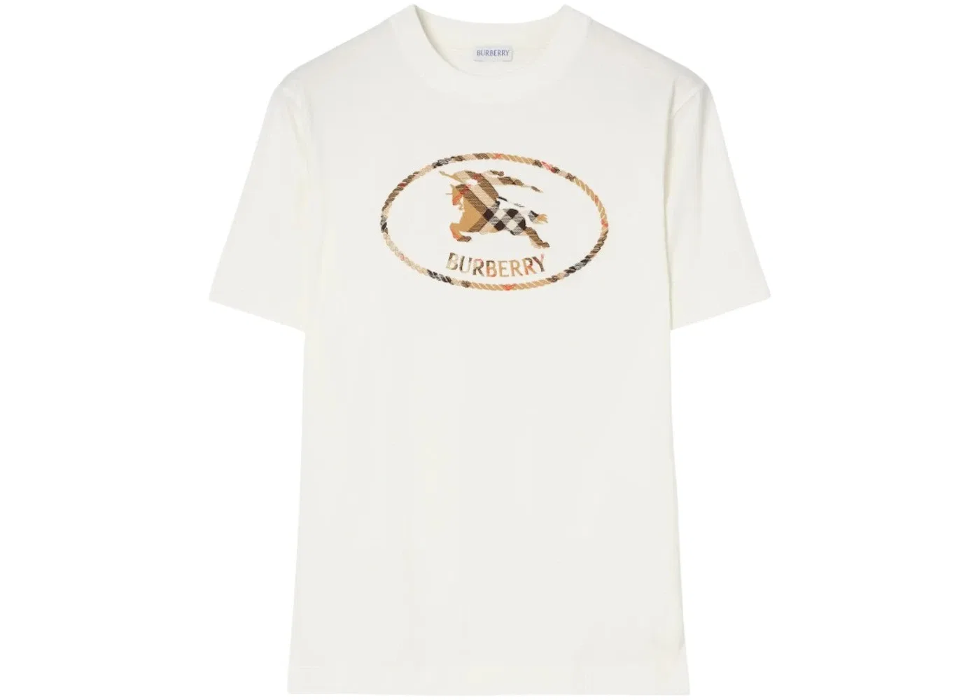 Мужская футболка с принтом Seth Big Burberry, Chalk