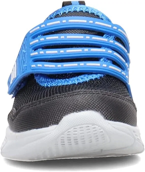 Детские кроссовки для мальчиков Comfy Flex - Mini Trainer Skechers, Black/Royal — фото 4