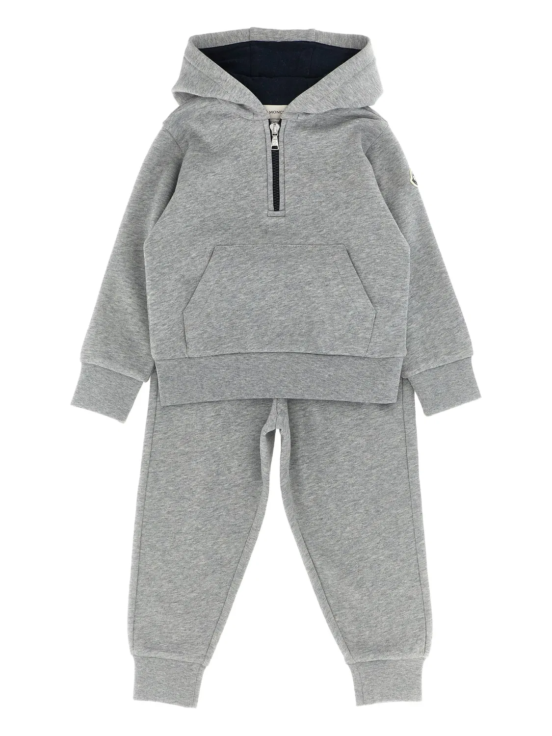 Толстовка с kangaroo карманом Moncler, серый