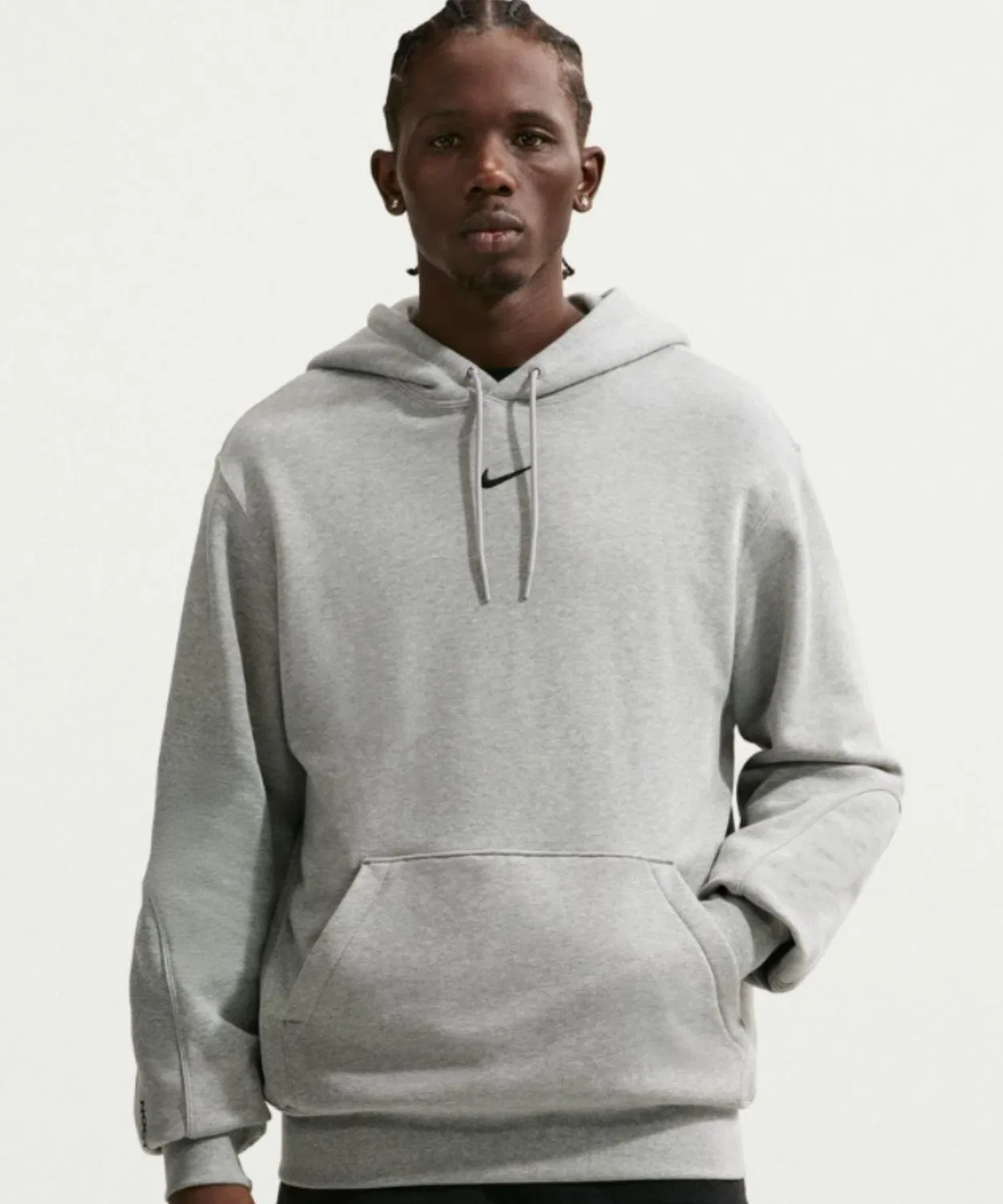 Мужское худи из флиса с длинным рукавомNOCTA NIKE, Grey