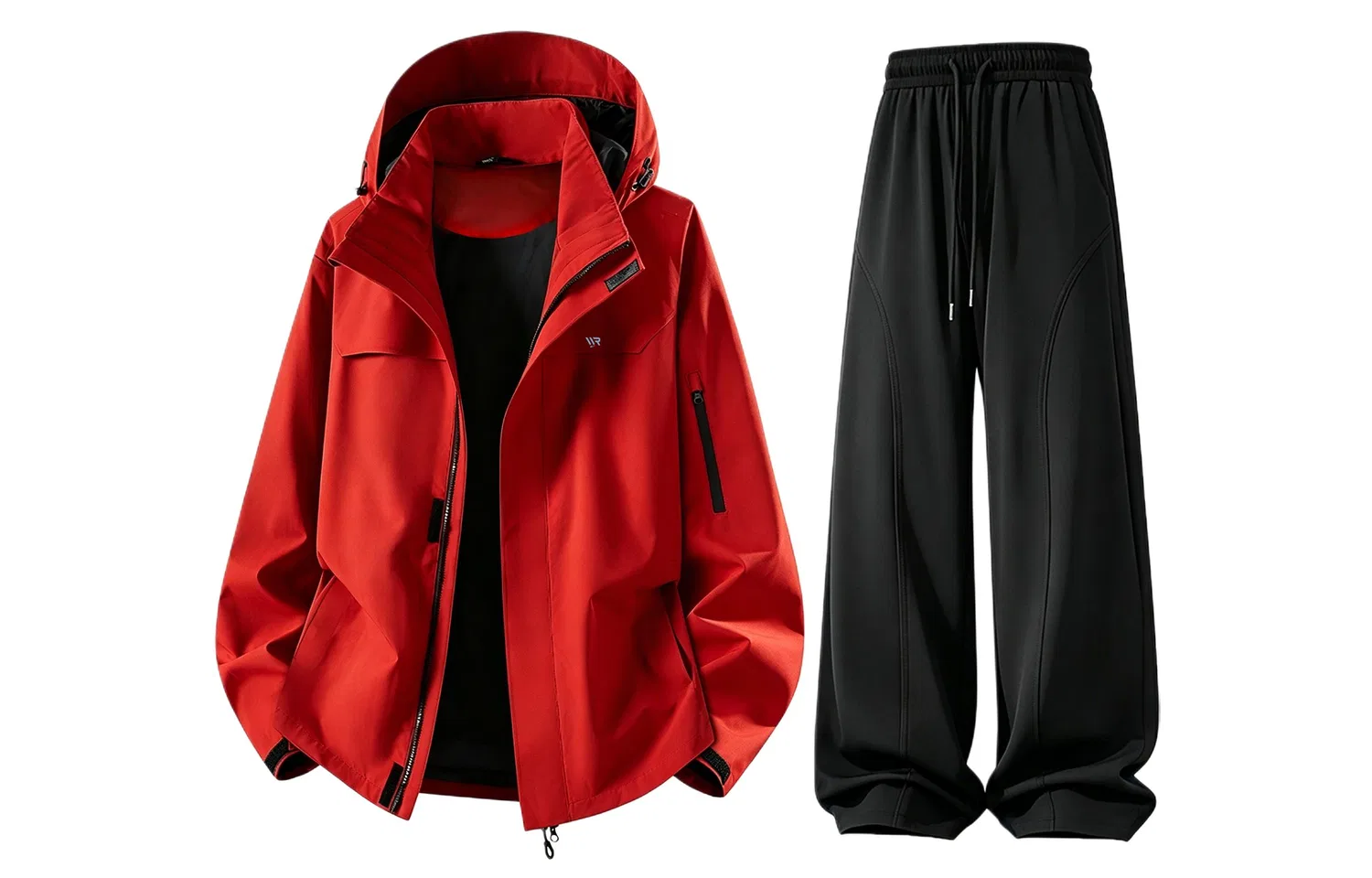 Детский комплект куртка и брюки с капюшоном, приталенный, Windbreaker Jacket & Pants Sets, WARRIOR