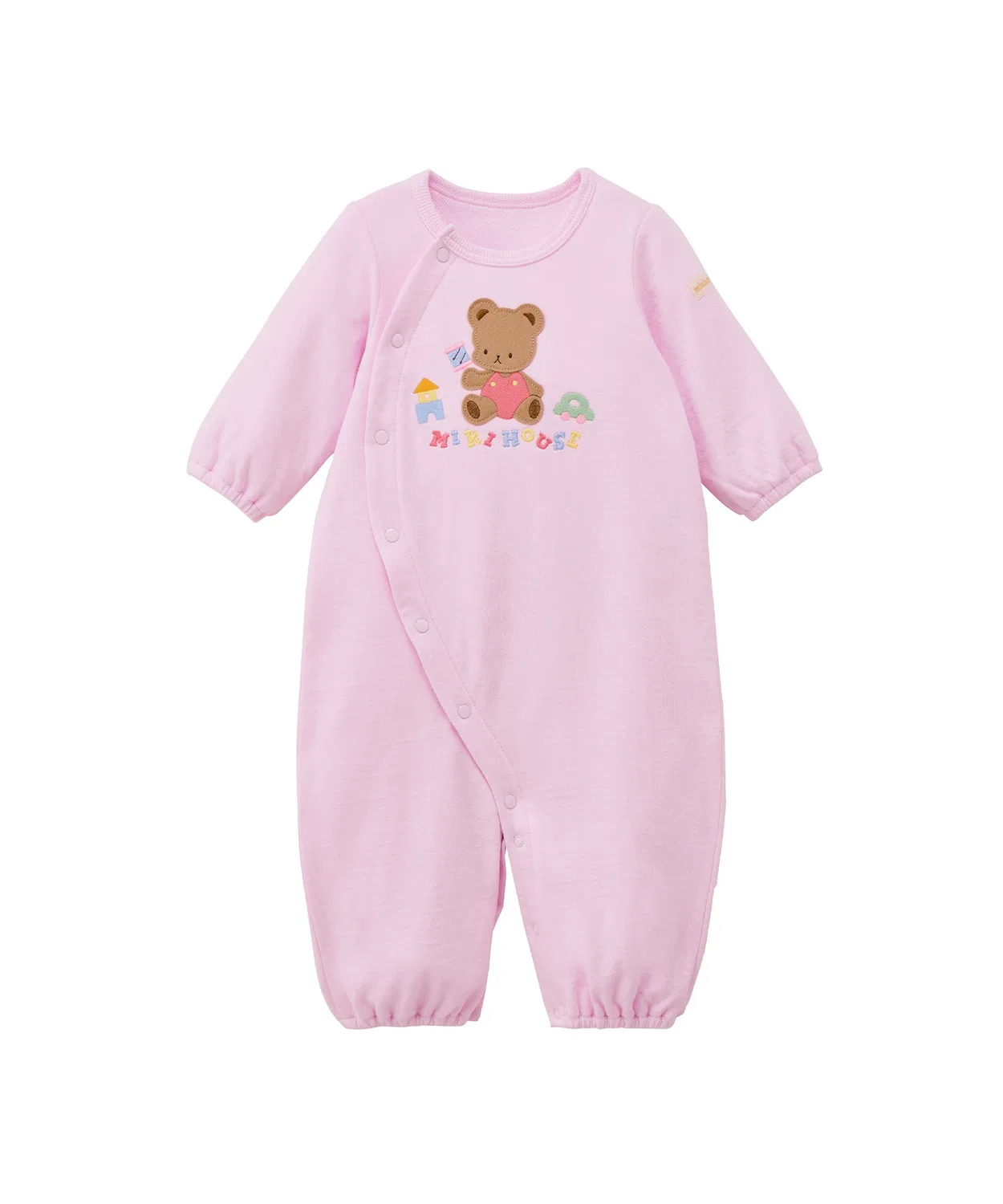 Детский комбинезон-боди с длинным рукавом модель MIKIHOUSE BEAR MIKI HOUSE, Yellow — фото 4