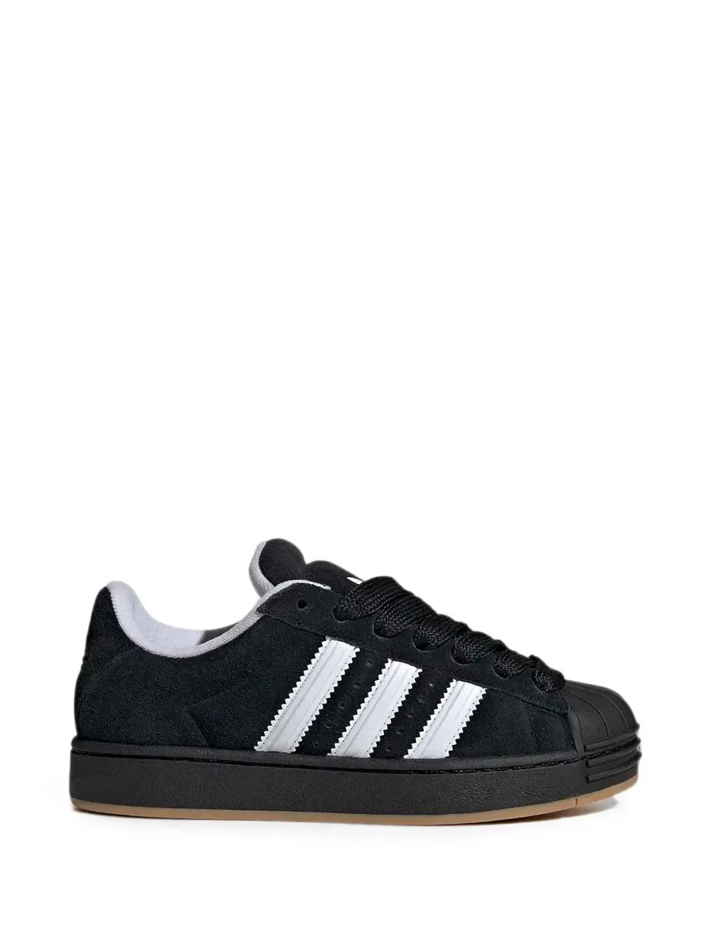 Кроссовки SST shell-toe Adidas Kids, черный — фото 2
