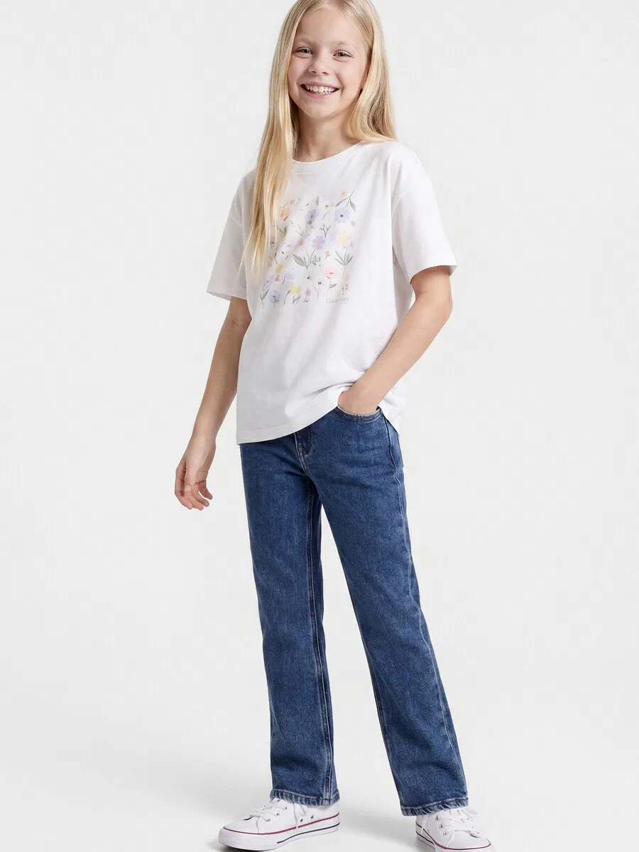 Джинсы-клеш Calvin Klein Jeans синего цвета — фото 2