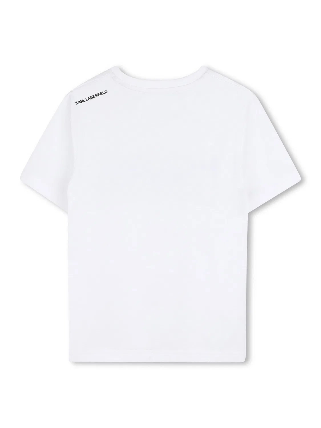 Футболка стандартного кроя для мальчика Karl Lagerfeld Kids, белый — фото 2