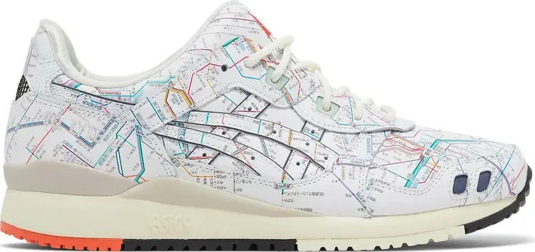 

Кроссовки atmos x gel lyte 3 og 'tokyo subway' Asics, белый, Белый;серый, Кроссовки atmos x gel lyte 3 og 'tokyo subway' Asics, белый