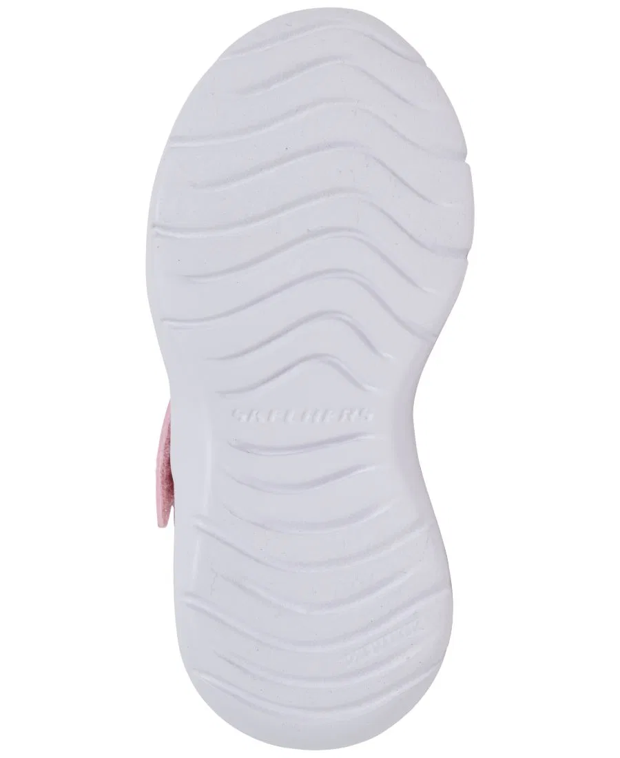 Кроссовки детские с ремешком Sparkling Sister Skechers, Light Pink — фото 4