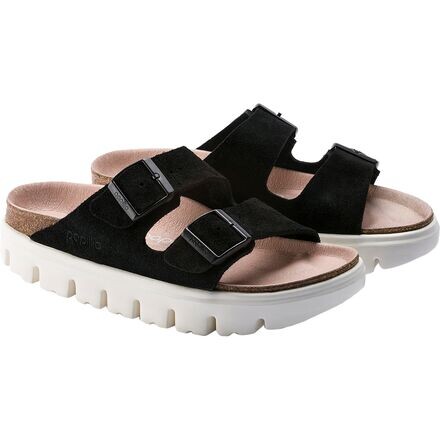 

Узкие замшевые сандалии Arizona женские Birkenstock, цвет Black Suede