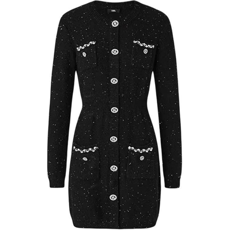 

Karl Lagerfeld платье с длинными рукавами женское KARL LAGERFELD / Karl Lagerfeld Jeans, черный