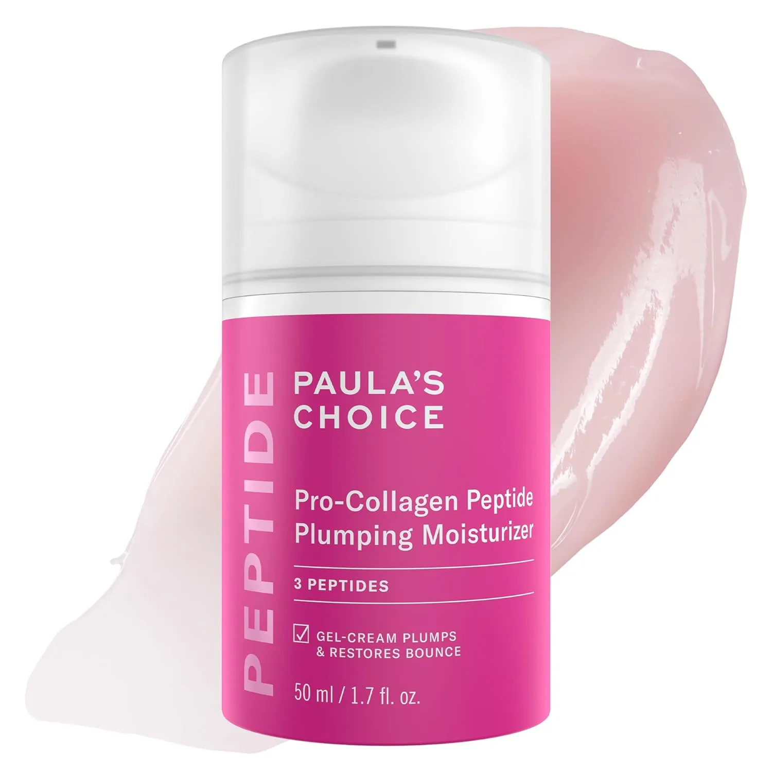 Крем для лица SPF PAULA'S CHOICE Pro-Collagen Peptide Plumping Face Moisturizer, гелевый дневной для глубокого